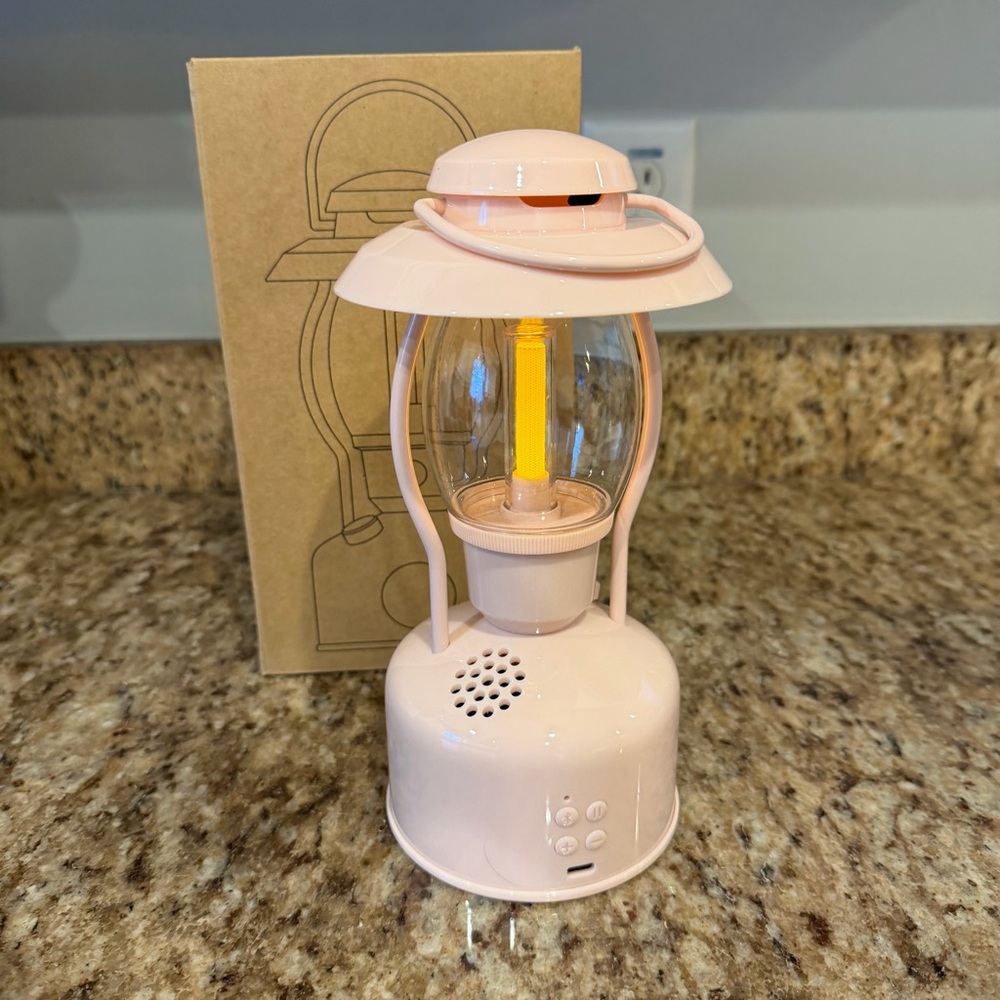 Starbucks 2021 Summer Singing Lantern + Bluetooth Speaker Korea Limited Pink New - Picture 4 of 8